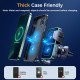 Dual Coil 15W Wireless Charging Car Phone Holder 