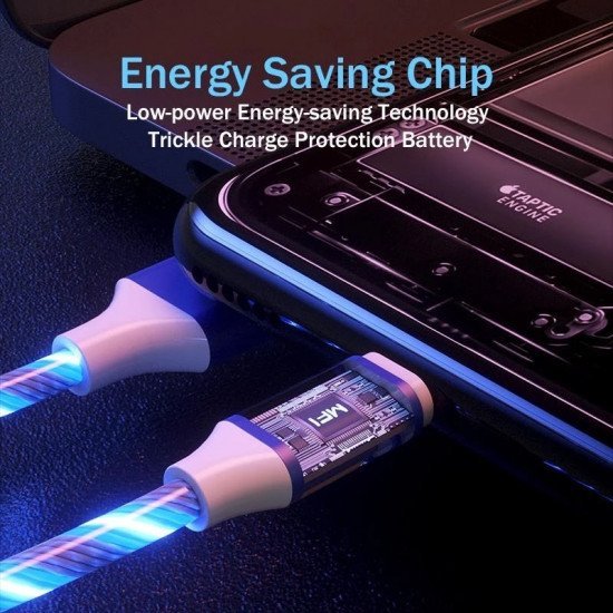 3 in 1 Glowing Cable - Multidevice Charging (4 Colors) 3 in 1 Glowing Cable - Multidevice Charging (4 Colors)