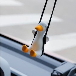 Swinging Duck Car Pendant Hanging for Rear View Mirror - 3 Styles