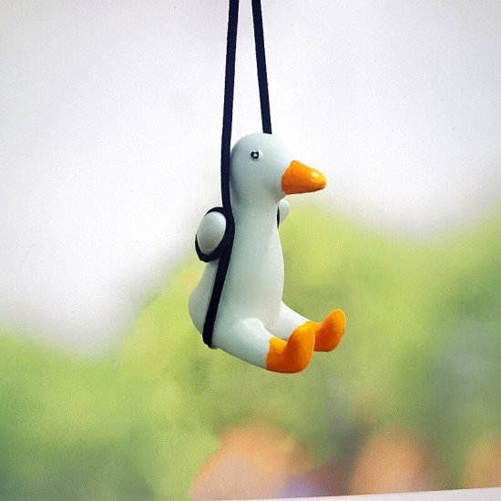 Swinging Duck Car Pendant Hanging for Rear View Mirror - 3 Styles Swinging Duck Car Pendant Hanging for Rear View Mirror - 3 Styles