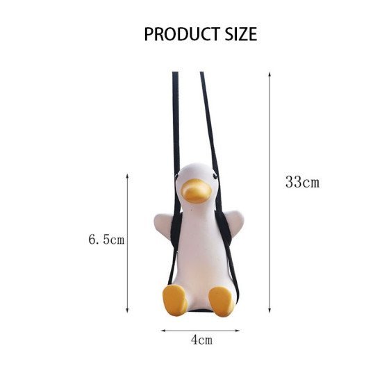 Swinging Duck Car Pendant Hanging for Rear View Mirror - 3 Styles Swinging Duck Car Pendant Hanging for Rear View Mirror - 3 Styles