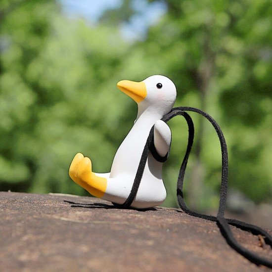 Swinging Duck Car Pendant Hanging for Rear View Mirror - 3 Styles Swinging Duck Car Pendant Hanging for Rear View Mirror - 3 Styles