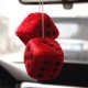 Plush Dice Car Hangings (6 colors) Plush Dice Car Hangings (6 colors)