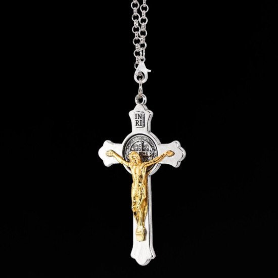 Lord Jesus Crucifix Cross Car Pendant 