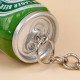 Mini Beer Can Key Chain - Aluminum Novelty Keyring