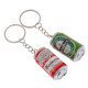 Mini Beer Can Key Chain - Aluminum Novelty Keyring