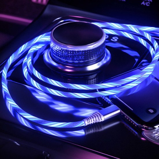 3 in 1 Glowing Cable - Multidevice Charging (4 Colors) 3 in 1 Glowing Cable - Multidevice Charging (4 Colors)