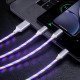3 in 1 Glowing Cable - Multidevice Charging (4 Colors) 3 in 1 Glowing Cable - Multidevice Charging (4 Colors)