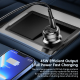 45W Dual Port PD Car Phone Charger Adapter (Transparent) 45W Dual Port PD Car Phone Charger Adapter (Transparent)