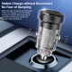 45W Dual Port PD Car Phone Charger Adapter (Transparent) 45W Dual Port PD Car Phone Charger Adapter (Transparent)