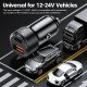 45W Dual Port PD Car Phone Charger Adapter (Transparent) 45W Dual Port PD Car Phone Charger Adapter (Transparent)
