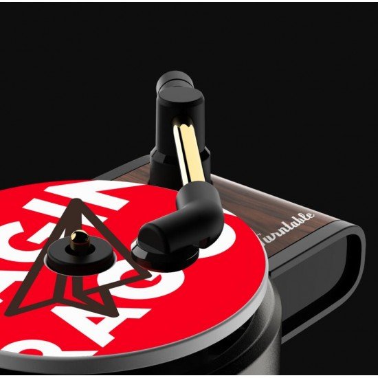 Retro Record Player Car Air Vent Clip Air Freshener With 3 Refills Retro Record Player Car Air Vent Clip Air Freshener With 3 Refills