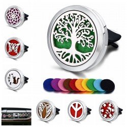Designer Car Air Vent Freshener Clips with Scent Pads