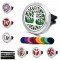 Designer Car Air Vent Freshener Clips with Scent Pads