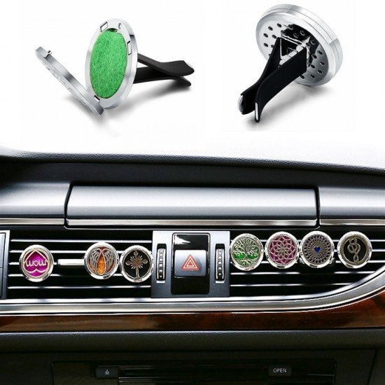 Designer Car Air Vent Freshener Clips with Scent Pads