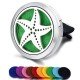 Designer Car Air Vent Freshener Clips with Scent Pads