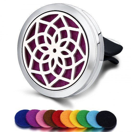 Designer Car Air Vent Freshener Clips with Scent Pads