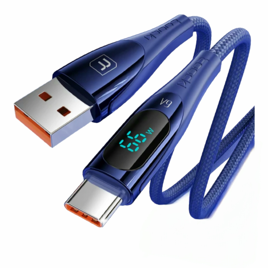 66W Fast Charging Digital Display Cable (1M Black & Blue) 66W Fast Charging Digital Display Cable (1M Black & Blue)