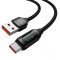 66W Fast Charging Digital Display Cable (1M Black & Blue)