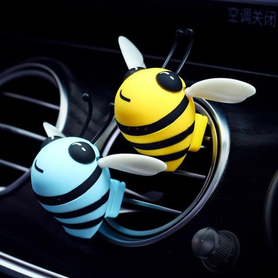 Cute Bee Car Air Vent Freshener Clips - Pack of 2 Cute Bee Car Air Vent Freshener Clips - Pack of 2