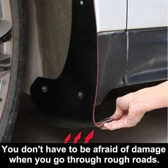 Universal Fit Car Mud Splash Guards  - (Pack of 2)