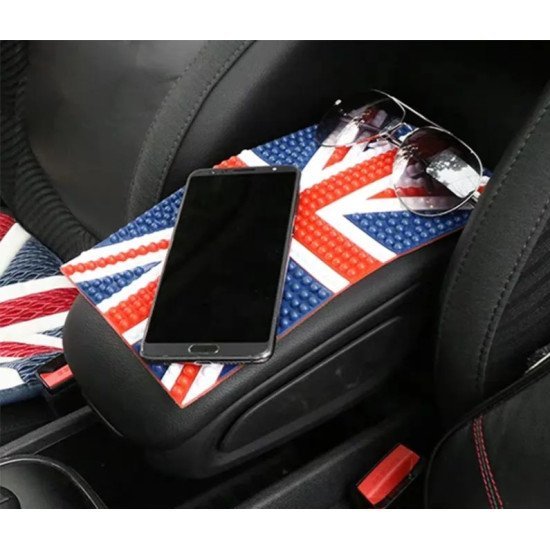 U.K. Flag Anti-Skid Car Dashboard Mat - Non Slip Silicone Organizer U.K. Flag Anti-Skid Car Dashboard Mat - Non Slip Silicone Organizer