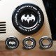 BAT Car Engine Start Stop Button Rotary Covers - Universal Fit (Black)
