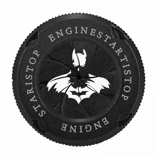 Batman Car Engine Start Stop Button Rotary Covers - Universal Fit (2 Colors)
