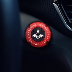 Batman Car Engine Start Stop Button Rotary Covers - Universal Fit (2 Colors)