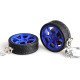 Car Wheels Key Chain - Zinc Alloy Automotive Keyring