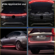 Car Hood Dynamic LED Light DRL Strip 180cm - Universal Fit (Waterproof) 3 colors Car Hood Dynamic LED Light DRL Strip 180cm - Universal Fit (Waterproof) 3 colors