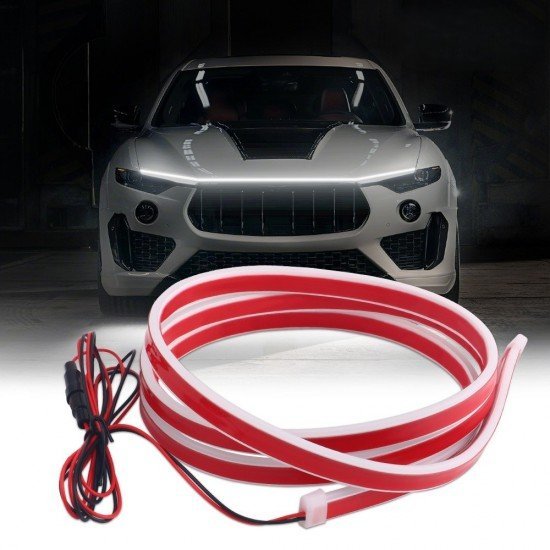 Car Hood Dynamic LED Light DRL Strip 180cm - Universal Fit (Waterproof) 3 colors Car Hood Dynamic LED Light DRL Strip 180cm - Universal Fit (Waterproof) 3 colors