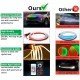 Car Hood RGB LED Light DRL Strip 180cm - Universal Fit (Waterproof) Car Hood RGB LED Light DRL Strip 180cm - Universal Fit (Waterproof)