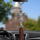 Jesus Cross Crystal Car Pendant Jesus Cross Crystal Car Pendant
