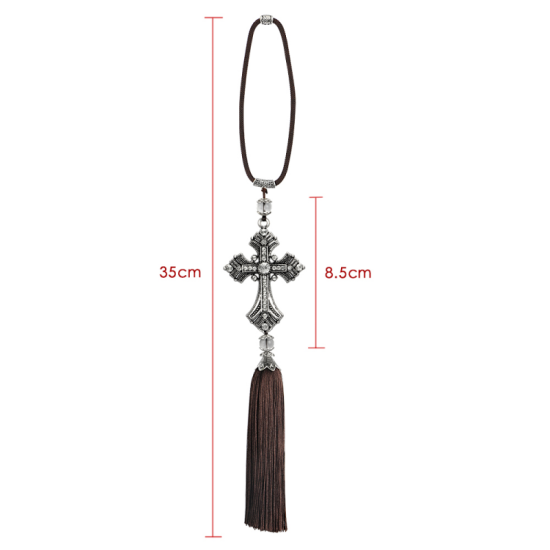Jesus Cross Crystal Car Pendant Jesus Cross Crystal Car Pendant