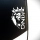 Lion King Windshield Decal | Universal Vinyl Car Sticker (Black & White)