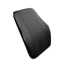 Car Lumbar Support Ergonomic Pillow - Premium Leather (Black)