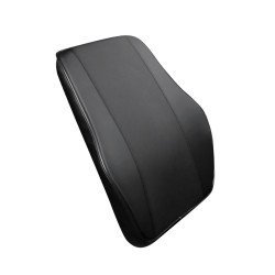 Car Lumbar Support Ergonomic Pillow - Premium Leather (Black)
