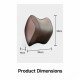 Ergonomic Car Headrest Memory Foam Pillow Pack of 2 - Premium Leather Coffee Brown Ergonomic Car Headrest Memory Foam Pillow Pack of 2 - Premium Leather Coffee Brown