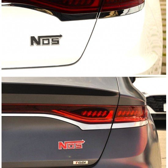 NOS 3D Metal Emblem - Universal Fit (2 colors) NOS 3D Metal Emblem - Universal Fit (2 colors)
