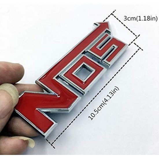 NOS 3D Metal Emblem - Universal Fit (2 colors) NOS 3D Metal Emblem - Universal Fit (2 colors)