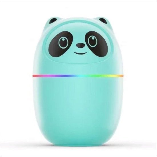 Adorable Panda Car Humidifier with Color LED - 220ml