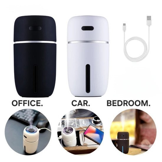 Portable Car Mist Humidifier with Color Changing LED Portable Car Mist Humidifier with Color Changing LED