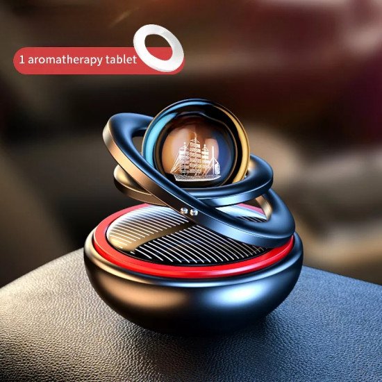 Crystal Ball Self Rotating Solar Car Air Freshener