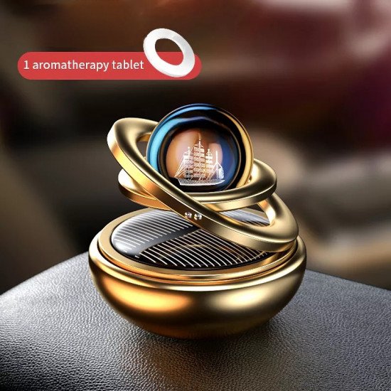 Crystal Ball Self Rotating Solar Car Air Freshener