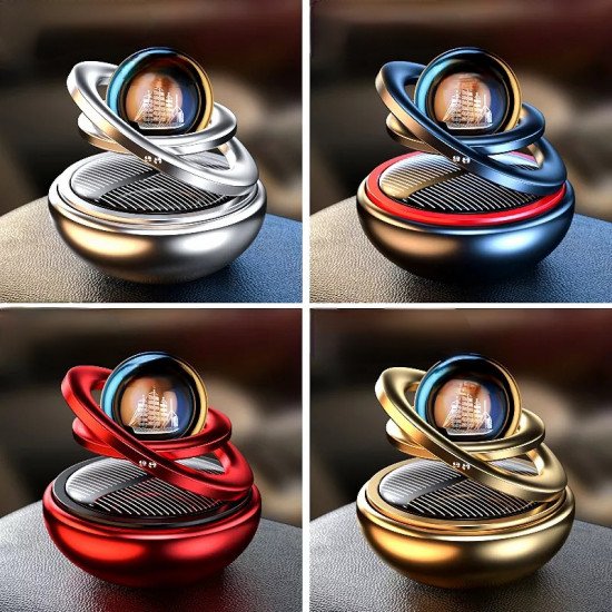 Crystal Ball Self Rotating Solar Car Air Freshener