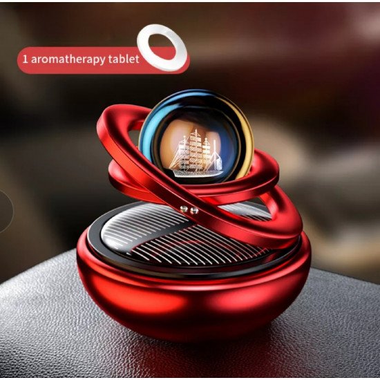 Crystal Ball Self Rotating Solar Car Air Freshener