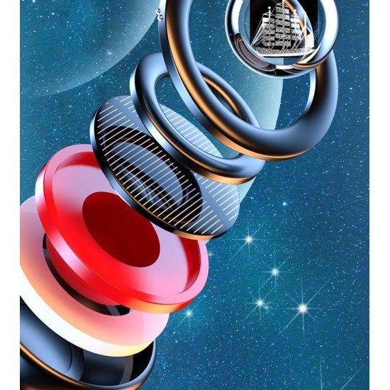 Crystal Ball Self Rotating Solar Car Air Freshener