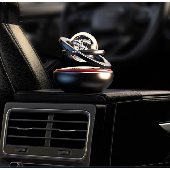Crystal Ball Self Rotating Solar Car Air Freshener