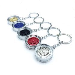 Sterling Rim Key Chains 